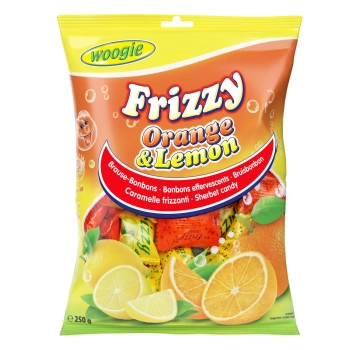 Woogie Bonbons Frizzy Orange & Lemon 250 g
