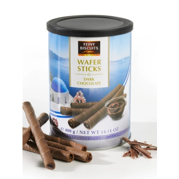 Feine Biscuits Rurki Waflowe z Gorzką Czekoladą 400 g