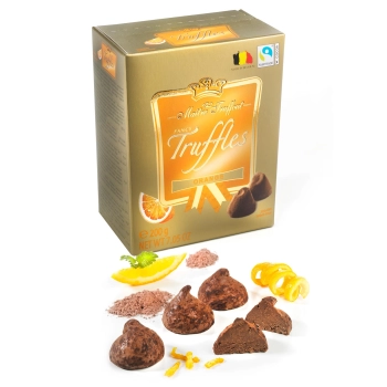 MaitreTruffout Belgijskie Trufle Pomarańczowe 200 g