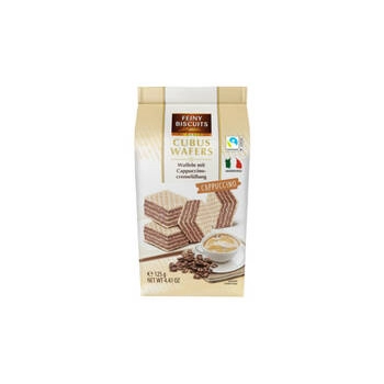 Feiny Biscuits Cubus Wafle z Kremem Cappuccino 125 g