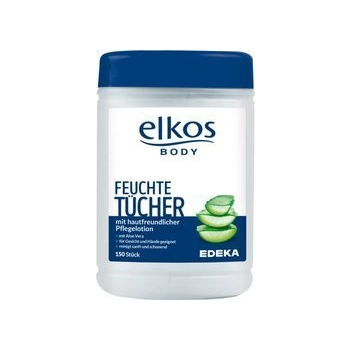 Elkos Chusteczki Nawilżone z Aloesem 150 szt.
