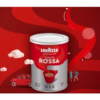 Lavazza Qualita Rossa Kawa Mielona Puszka 250 g