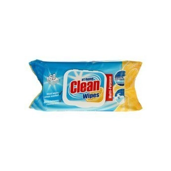 At Home Clean Multi Chusteczki do Czyszczenia Lemon 60 szt.