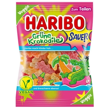 Haribo Grüne Krokodile Żelki 200 g