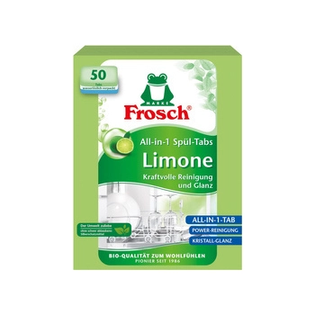 Frosch Alles in 1 Limonen Tabletki do Zmywarki 50 szt.