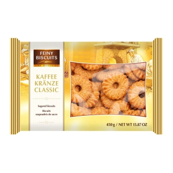 Feiny Biscuits Kaffee Kränze Ciastka z Cukrem 450 g