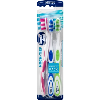 Dontodent Szczoteczka do Zębów Wysoka-Niska 3 szt.
