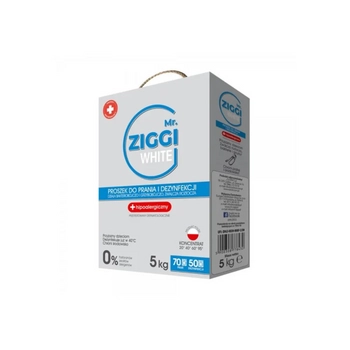 Mr. Ziggi White Hipoalergiczny Proszek do Prania 70 prań