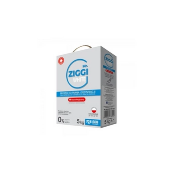 Mr. Ziggi White Hipoalergiczny Proszek do Prania 70 prań