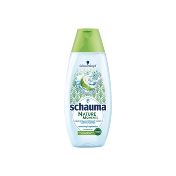 Schauma Nature Moments Woda Kokosowa&Lotos Szampon do Włosów 400 ml