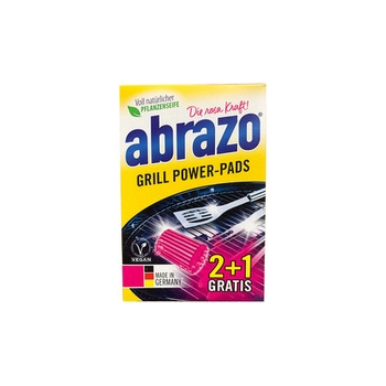 Abrazo Grill Power Gąbki Zmywaki Nasączone 3 szt.