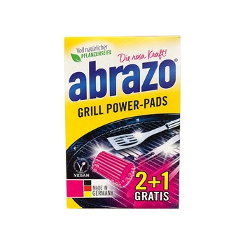 Abrazo Grill Power Gąbki Zmywaki Nasączone 3 szt.
