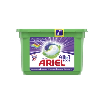 Ariel All in 1 Color+ Kapsułki do Prania 15 szt. DE