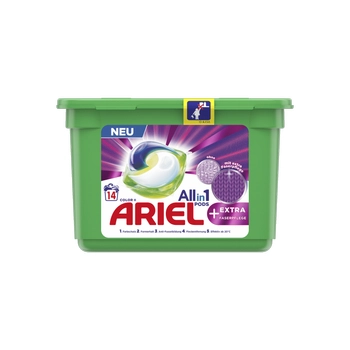 Ariel All in 1 Color+ Extra Faserpflege Kapsułki do Prania 14 szt. DE