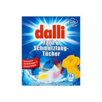 Dalli Farb Chusteczki Wyłapujące Kolor i Brud 15 szt.