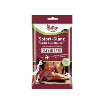 Poliboy Sofort-Glanz Chusteczki Nawilżone do Butów 10 szt.