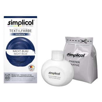 Simplicol Intensiv Barwnik do Tkanin Nacht-Blau Nocny Błękit