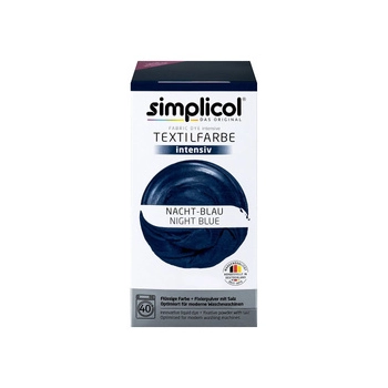 Simplicol Intensiv Barwnik do Tkanin Nacht-Blau Nocny Błękit