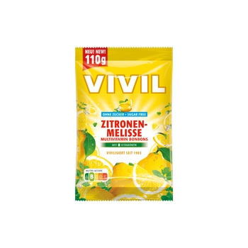 Vivil Zitronenmelisse Cukierki bez Cukru 110 g