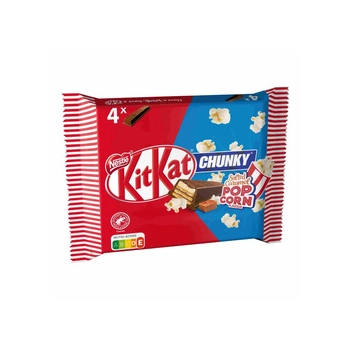Nestle KitKat Chunky Salted Caramel Popcorn 4-pack 160 g