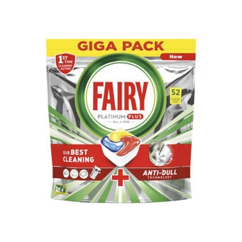 Fairy Platinum Plus Anti-Dual Lemon 52 szt.