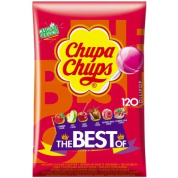 Chupa Chups The Best Mieszanka Lizaków 120 szt.