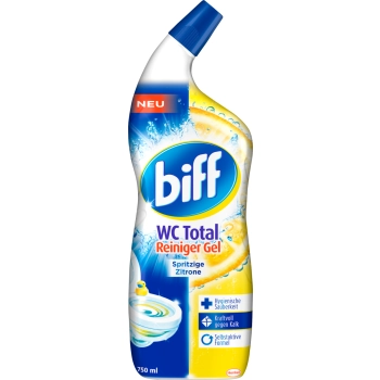 Biff WC Total Spritzige Zitrone Żel WC 750 ml DE