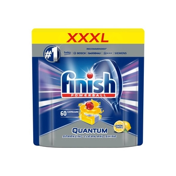 Finish Powerball Quantum Lemon Kapsułki do Zmywarki 60 szt.