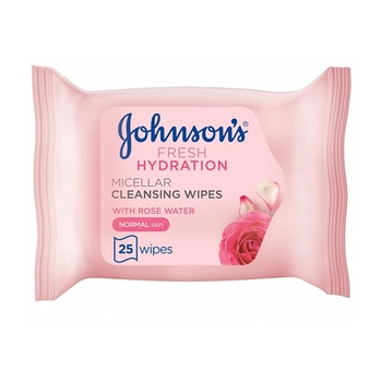 Johnson's Cleansing Wipes Chusteczki do Demakijażu 25 szt.