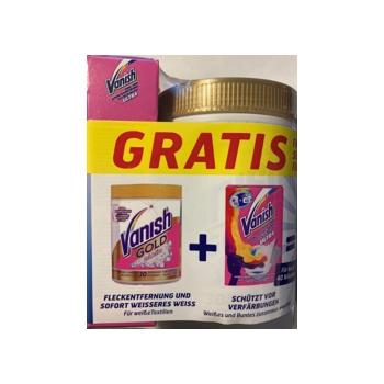Vanish Gold Oxi Action White 1kg + Chusteczki 20 szt