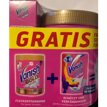 Vanish Gold Oxi Action Color 1kg + Chusteczki 20 szt.