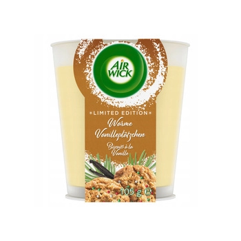 Air Wick Vanilla Cookies Świeca Zapachowa 105 g