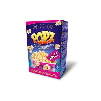 Popz Popcorn Słodki 3 x 90 g
