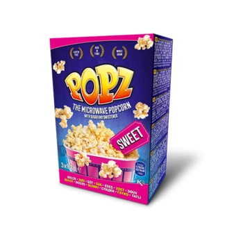 Popz Popcorn Słodki 3 x 90 g