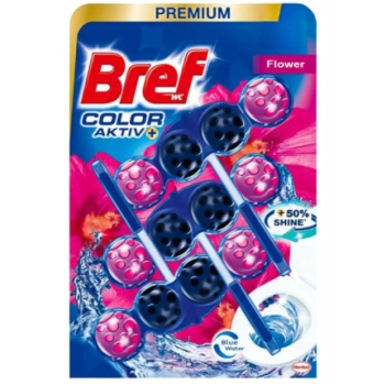 Bref Color Aktiv Flower Zawieszka WC 3 x 50 g
