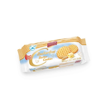 Coppenrath Zuckerfrei Butter Cookies Ciastka bez Cukru 200 g