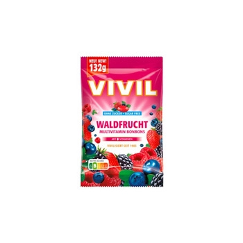 Vivil Waldfrucht Cukierki bez Cukru 132 g