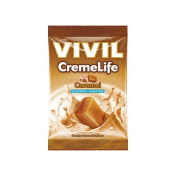 Vivil CremeLife Caramel Cukierki bez Cukru 110 g