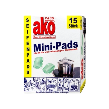 Ako Mini - Pads Nawilżone Gąbki do Naczyń 15 szt.