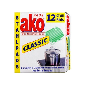 Ako Classic Pads Nawilżone Gąbki do Naczyń 12 szt.