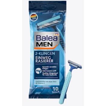 Balea Men Jednorazowe Maszynki 2-ostrzowe 10 szt.