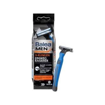 Balea Men Jednorazowa Maszynka do Golenia 3 ostrza, 8 szt.