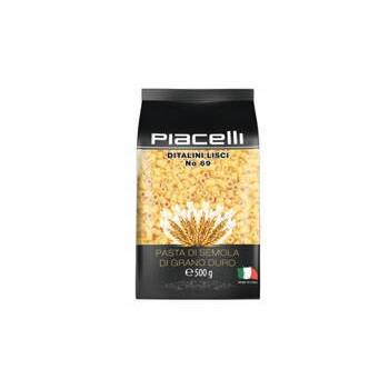 Piacelli Ditalini Lisci No 69 Makaron z Semoliny 500 g