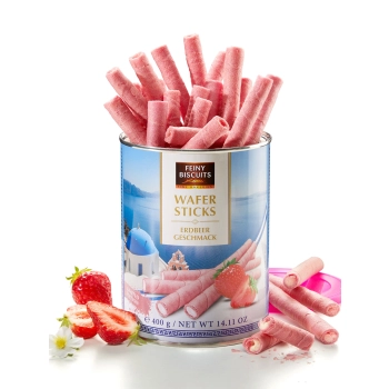 Feine Biscuits Rurki Waflowe Truskawkowe 400 g