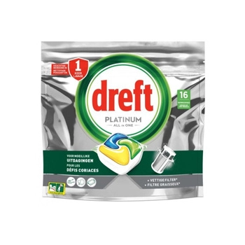 Dreft Platinum Kapsułki do Zmywarki 16 szt.