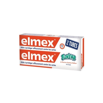 Elmex Junior 6-12 lat Pasta do Zębów 2 x 75 ml