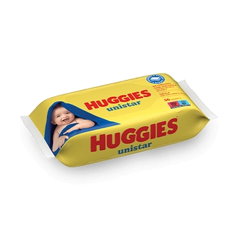 Huggies Unistar Chusteczki Nawilżone 56 szt.