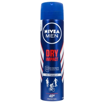 Nivea Men Dry Impact Antyperspirant Spray 150 ml