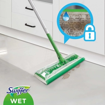 Swiffer Swiffer Antybakteryjne Chusteczki do Podłóg na Mokro 10 szt.