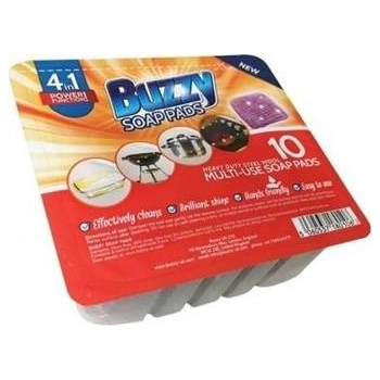 Buzzy Soap Pads Gąbki Zmywaki Nasączone 10 szt.